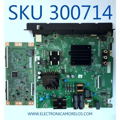 KIT DE TARJETAS PARA TV HISENSE / NUMERO DE PARTE MAIN FUENTE 272019 / RSAG7.820.9221/ROH / HU58A6109FUWR / 263340 / NUMERO DE PARTE T-CON CV580U1-T01-CB-1 / E3CCBB5800010G / PANEL HD58X1U91-L1\S0\CKD3A\ROH  / DISPLAY CV580U1-T01 / MODELO 58R6E3 58A6109